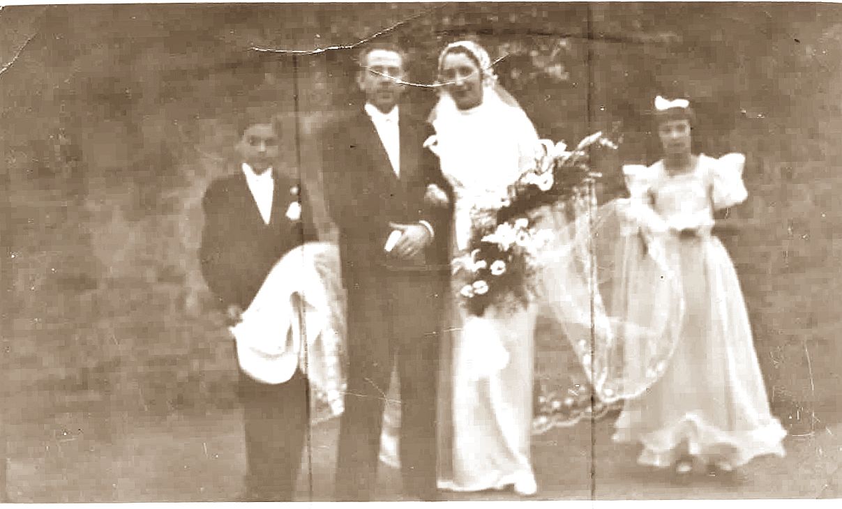 Mariage d’Amadéo Martinez et de Marcelle Tessier,  les parents de Daniela Sinibaldi.