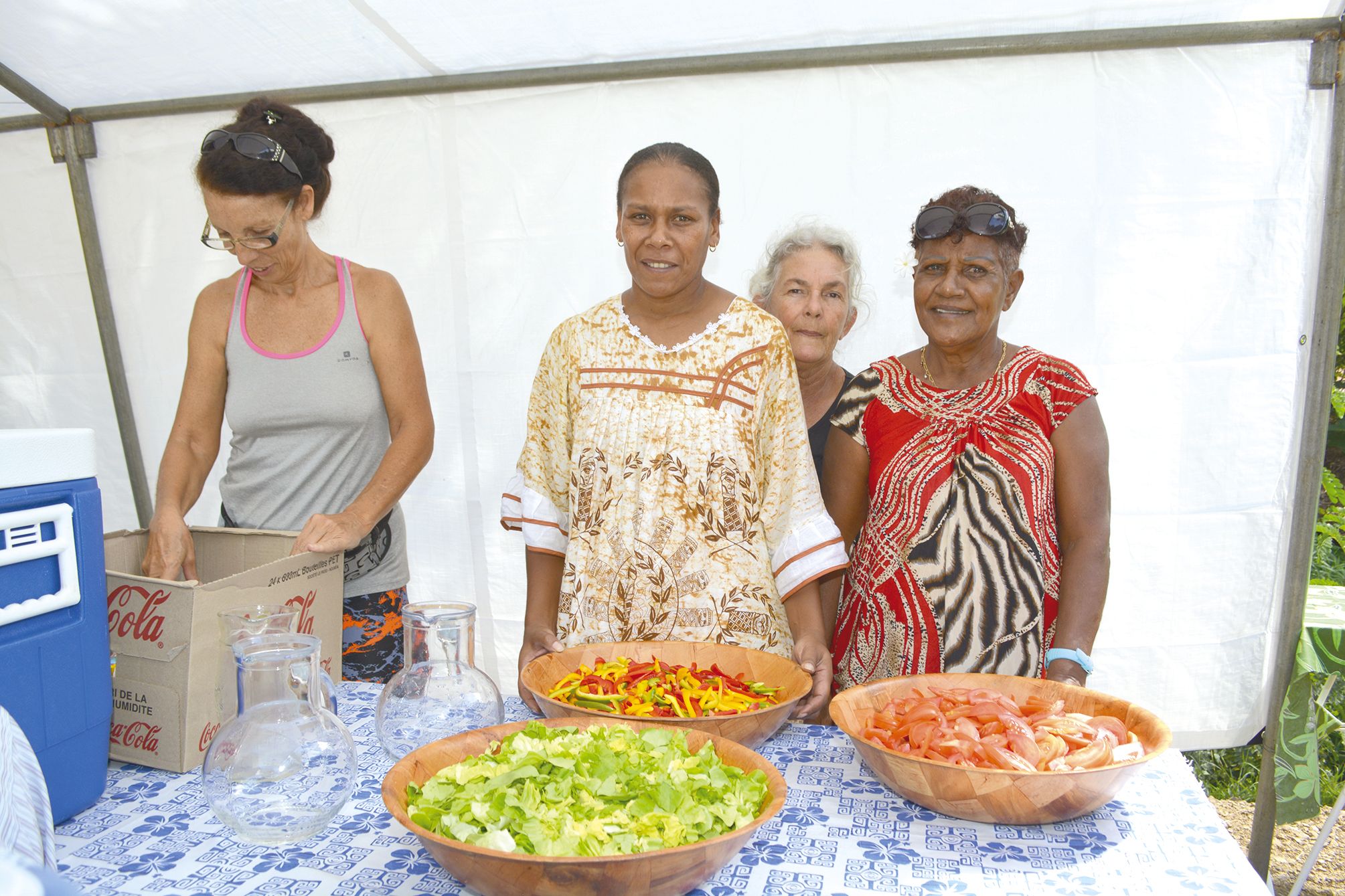 Une des animations phares de cette journée a été le repas partage servi dans la cour de la médiathèque. Ce moment de convivialité a permis aux visiteurs de passer un bon moment et de goûter à diverses spécialités. « Nous avons demandé à chacun d’amener un