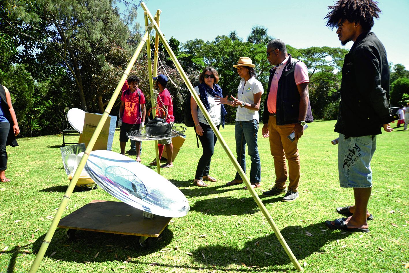 Les fours solaires des terminale STI2D (Sciences et technologies de l’industrie et du développement durable) ont eu un succès certain.