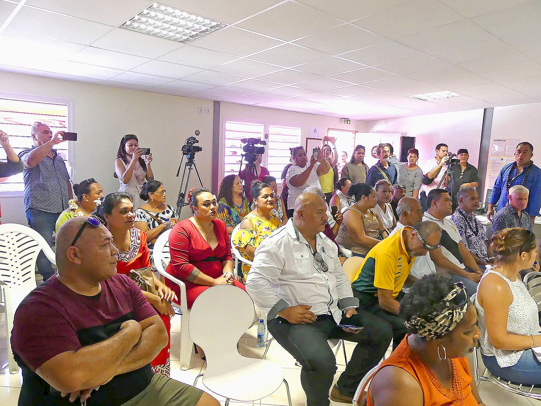 De nombreux militants et membres des comités locaux ont assisté  à la présentation officielle des candidats, hier matin.