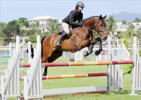 Mélissa Haye est devenue double championne de Calédonie de hunter en remportant la série reine, l'Amateur 2 mardi à Henry-Milliard.