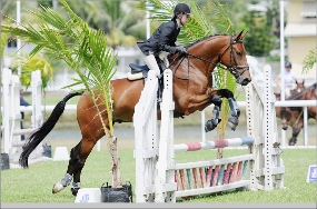 Jolane Baldi, championne en hunter, Equitation Club 2 Adultes des moins de 26 ans.