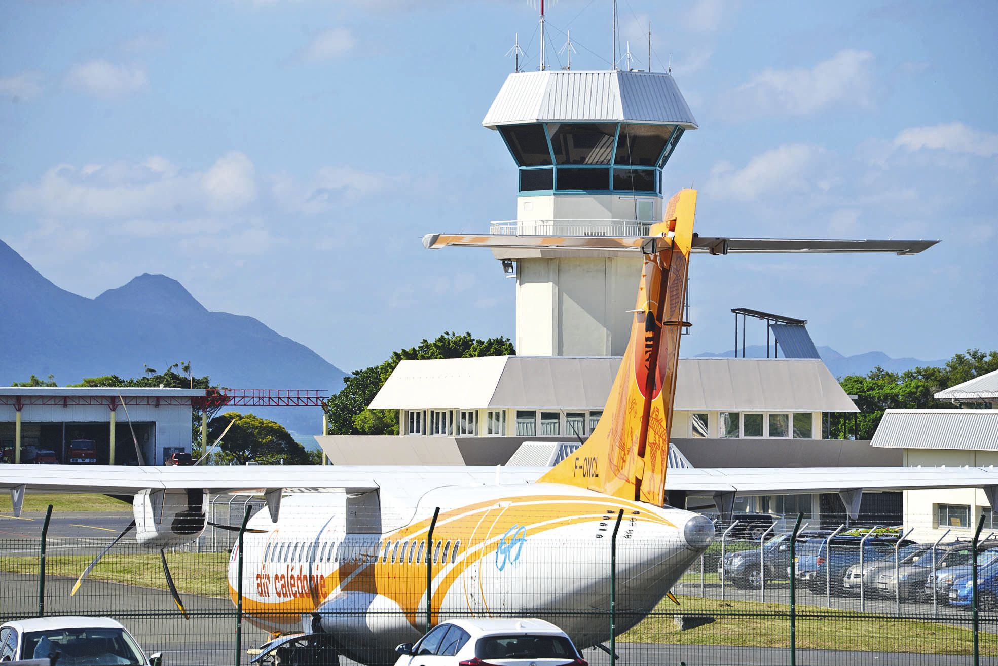 Magenta, le 23 juin. L'aérogare de Magenta était bien vide hier. Tous les vols de la compagnie Aircal étaient