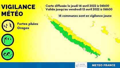 Météo : l’Est et les Loyauté en vigilance jaune