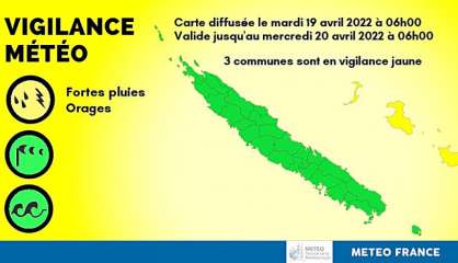 Météo : de fortes pluies et des orages sur les Loyauté