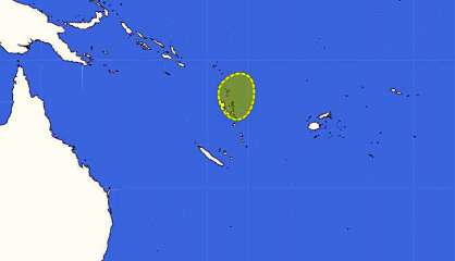 Très faible risque d'une dépression tropicale modérée sur le Vanuatu