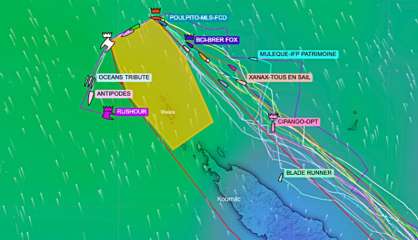 Groupama Race : les premiers entament leur redescente côte Ouest