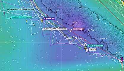 Groupama Race : les Calédoniens ralentis sur la côte Ouest