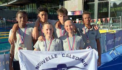 Les nageurs calédoniens brillent aux championnats de France jeunes