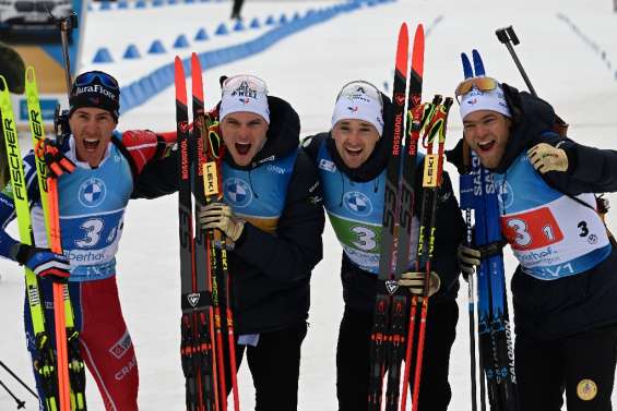 Mondiaux de biathlon: les Bleus se rebiffent et privent Boe de septuplé