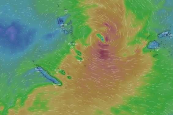 Risque fort de dépression tropicale modérée entre le Vanuatu et Fidji