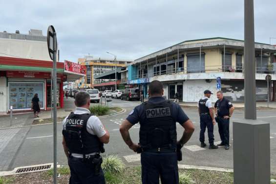 La police maintient la pression en centre-ville de Nouméa