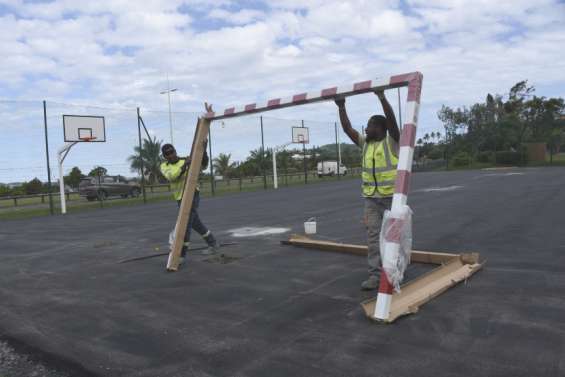 Les équipements sportifs de Sainte-Marie en rénovation