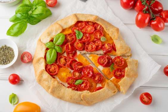 Tatin de tomates cerises