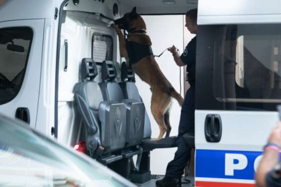 Deux nouveaux chiens pour la police nationale