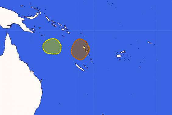 Non pas une mais deux potentielles dépressions au Nord de la Calédonie