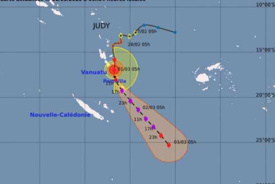 Judy a en grande partie épargné la Nouvelle-Calédonie