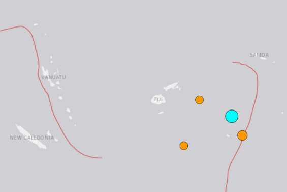 L’archipel des Tonga frappé ce matin par un séisme de magnitude 6,6