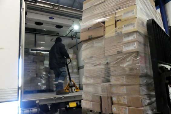 71 conteneurs de marchandises ont ainsi pu être livrés ce jeudi