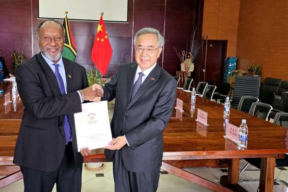 Pékin livre un nouveau palais présidentiel au Vanuatu
