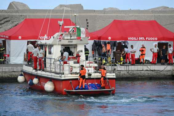 Sicile : cinq corps retrouvés dans l’épave du super yacht