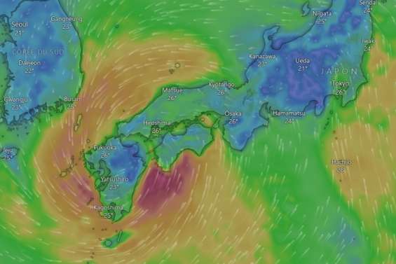 [VIDEOS] Le puissant typhon qui frappe le Japon a déjà fait plusieurs morts