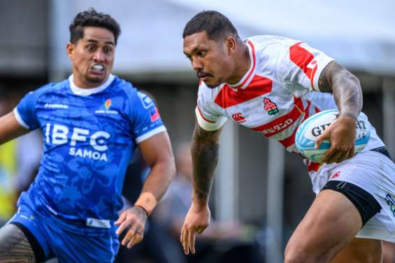 Rugby : le Japon, tombeur des Samoa, rejoint les Fidji en finale de Coupe des nations du Pacifique