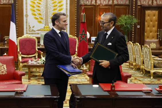 Macron accueilli avec faste au Maroc par Mohammed VI pour sceller leur réconciliation