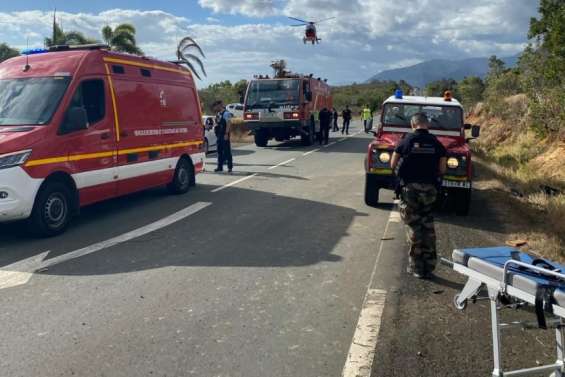 Deux personnes grièvement blessées après une sortie de route à Tontouta