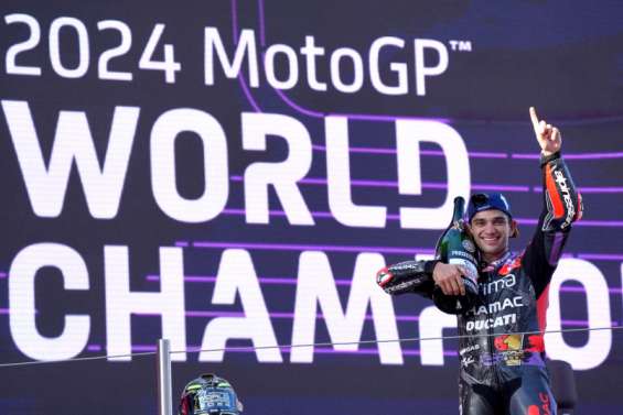 MotoGP : Martin champion du monde malgré une démonstration de Bagnaia