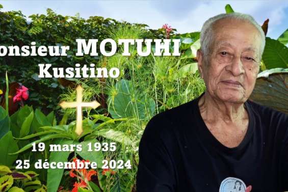 Avis de décès : MOTUHI Kusitino