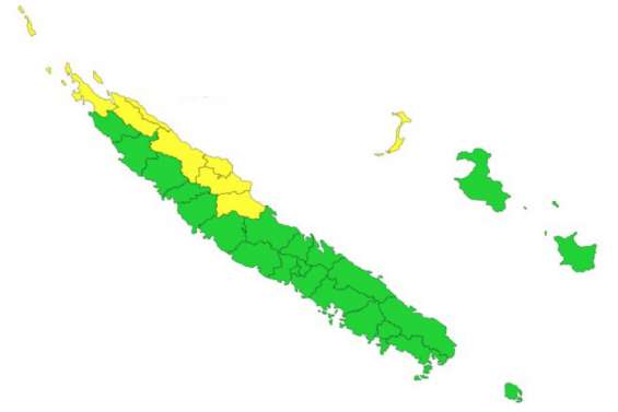 Fortes pluies et orages sur le nord-est du pays