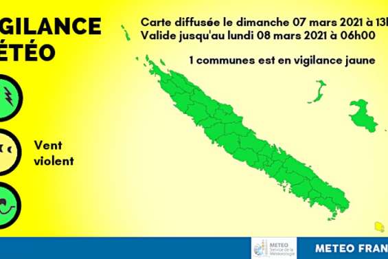 Météo : l'Île des Pins placée en vigilance jaune forte houle