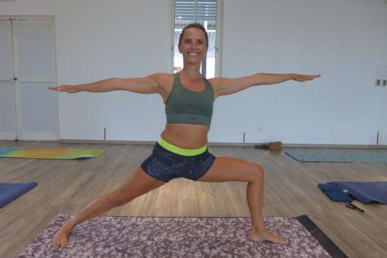 Amandine Valayer partage sa passion pour le yoga qui lui a sauvé la vie