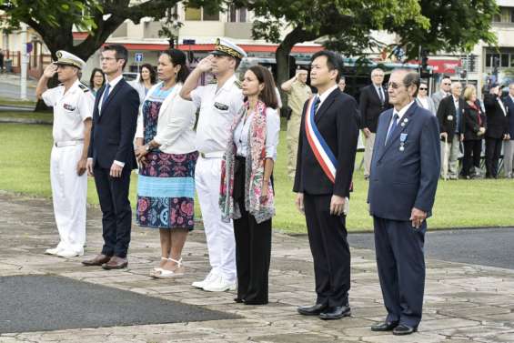 Hommage rendu aux morts pour la France en Indochine