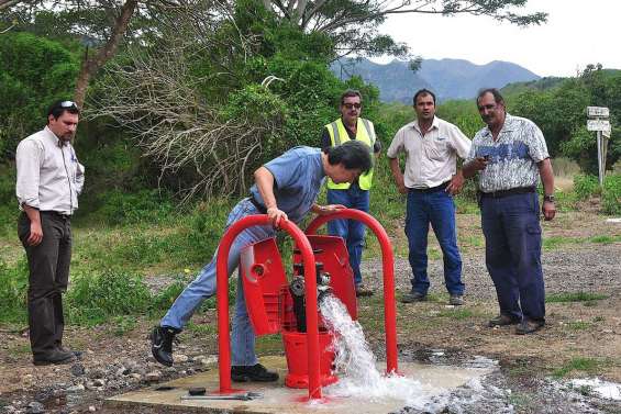 L'eau potable arrive à la Vierge et à Wagalo