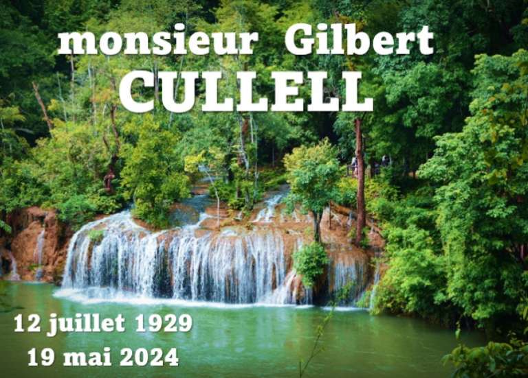 Avis de décès : monsieur CULLELL Gilbert