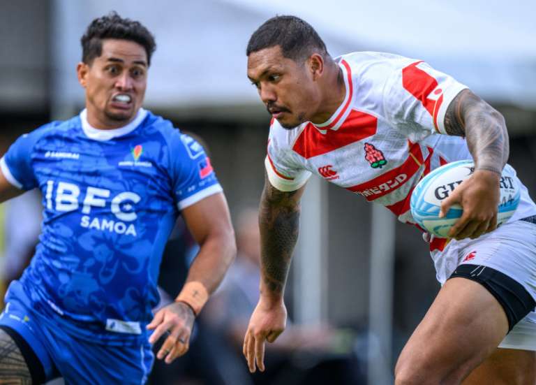 Rugby : le Japon, tombeur des Samoa, rejoint les Fidji en finale de Coupe des nations du Pacifique