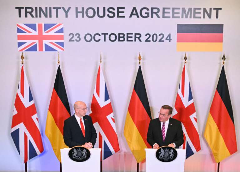 Londres et Berlin signent un accord de défense 