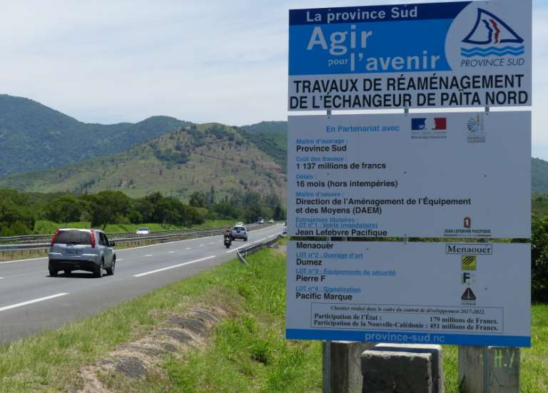 Païta : les travaux reprennent sur l’échangeur nord, la circulation perturbée jusqu’au 20 décembre