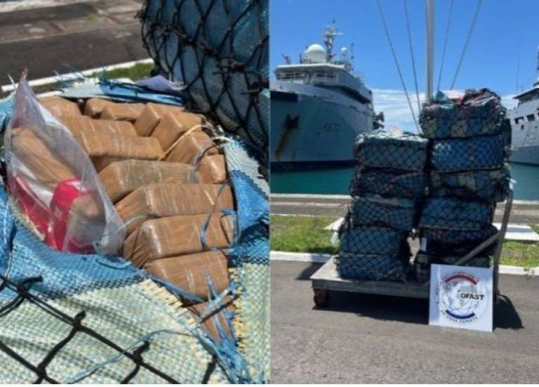 550 kg de cocaïne interceptés sur un navire de pêche en Polynésie française