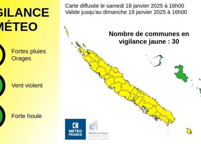 30 communes en alerte jaune aux orages et fortes pluies