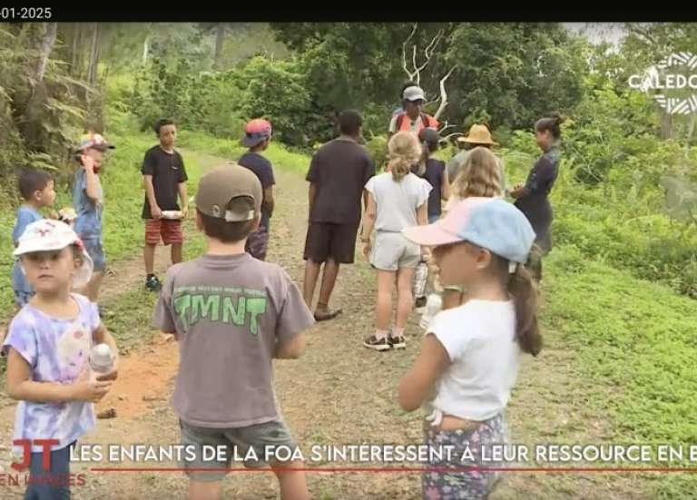 A La Foa les enfants se penchent sur la ressource en eau, vacances sportives à Koné... Le JT de Caledonia du 23 janvier